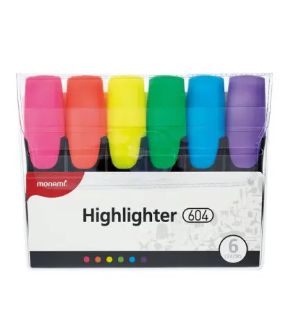 Zvýrazňovač 604/6 sada stopa 1-4 mm