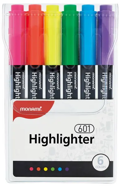 Zvýrazňovač 601/6 sada stopa 1-4 mm