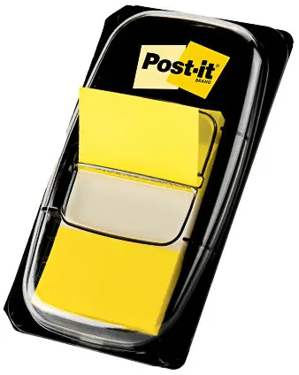 Záložka samolepicí 25x43 mm 680-5 žlutá