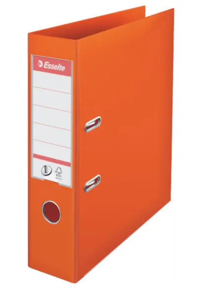 Pořadač pákový 75 mm celoplastový oranžový