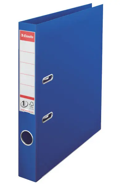 Pořadač pákový 50 mm celoplastový modrý