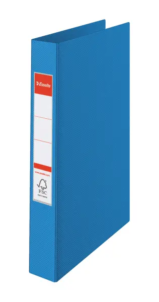 Pořadač 4 kroužkový 35 mm celoplastový modrý