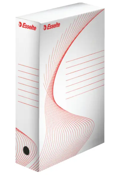 Krabice archivační 80 mm Esselte bílá