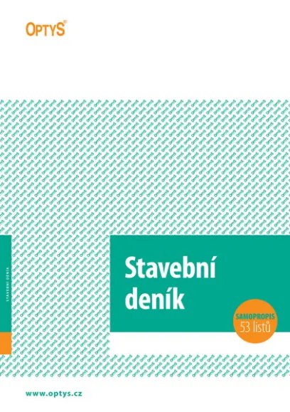 Deník stavební NCR