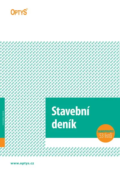 Deník stavební NCR