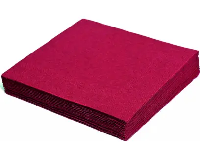 Ubrousky 33x33 cm barevné bordo 50 ks