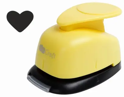 Děrovačka dekorační 16mm srdce 1 DP