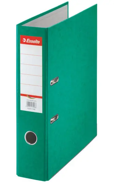 Pořadač pákový 75 mm prešpanový zelený