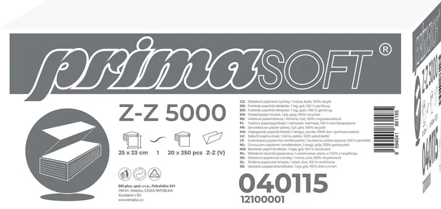 Ručník ZZ 250 x 230 mm šedý