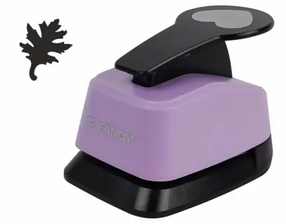 Děrovačka dekorační 37mm list 052