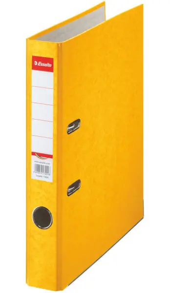 Pořadač pákový 50 mm prešpanový žlutý