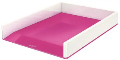 Zásuvka na spisy Leitz Wow dvoubarevná růžová