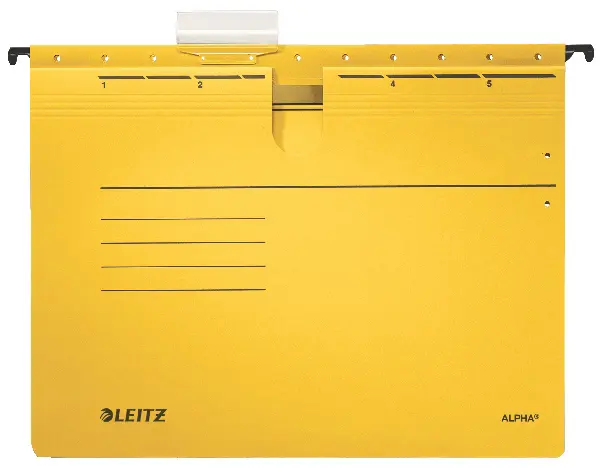 Desky závěsné s rychlovazačem Alpha žluté