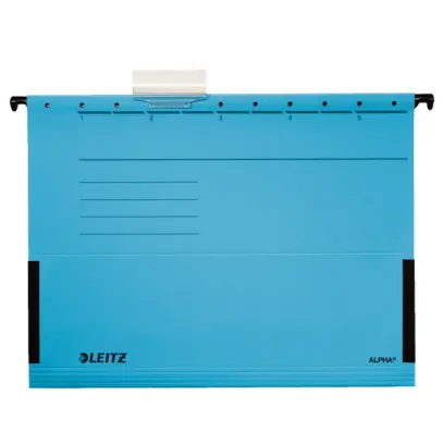 Desky závěsné s bočnicemi Alpha modré