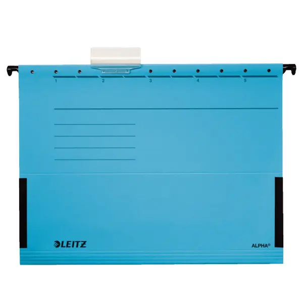 Desky závěsné s bočnicemi Alpha modré