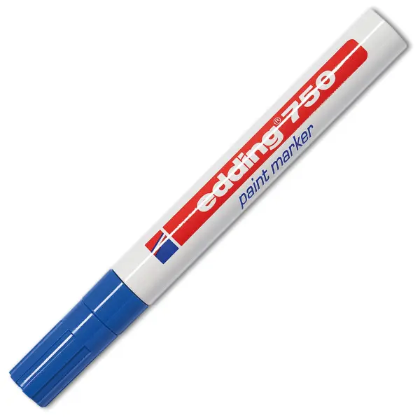 Popisovač lakový Edding 750 modrý
