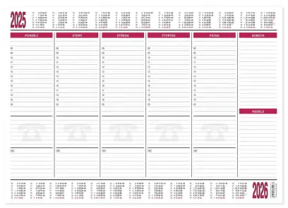 Mapa plánovací A2 30 listů