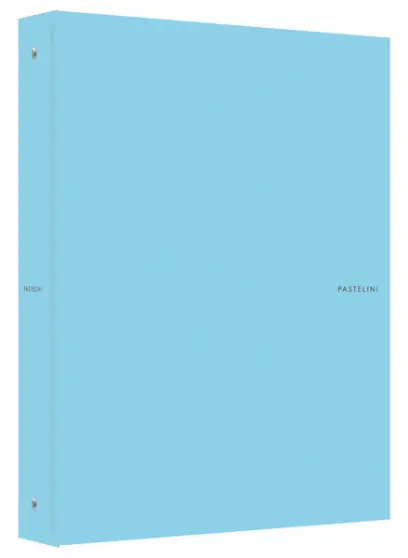 Pořadač 4 kroužkový 40 mm Pastelini modrý