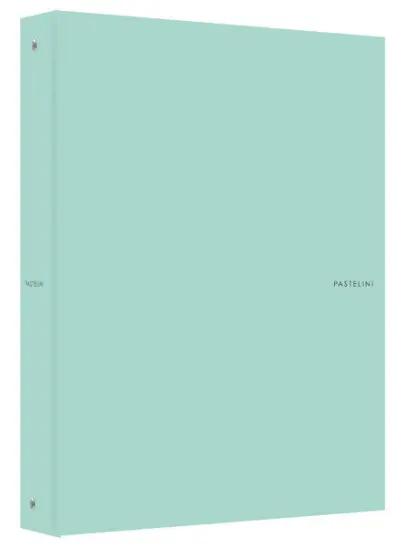 Pořadač 4 kroužkový 40 mm Pastelini zelený