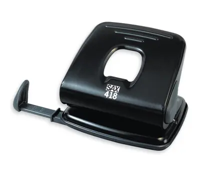 Děrovačka na 25 listů SAX 418 černá kancelářská