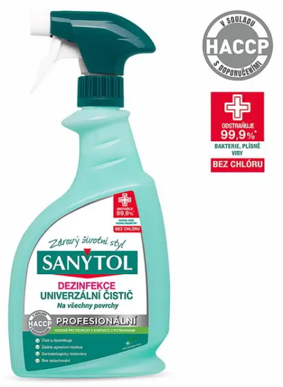 Čistič univerzální Sanytol sprej 750 ml