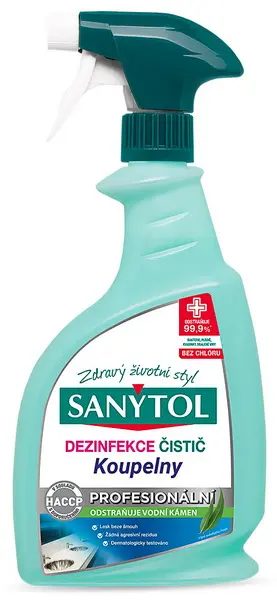 Čistič na koupelny Sanytol sprej 750 ml
