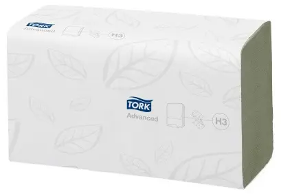 Ručník ZZ 250 x 230 mm Tork dvouvrstvý zelený 3750 ks