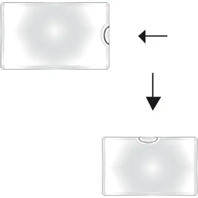Obal samolepicí na vizitky 10 ks