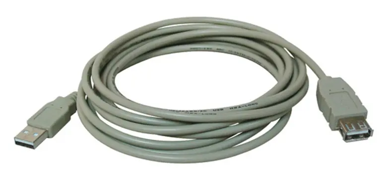 Kabel USB 2.0 A plug/A socket 1,8 m