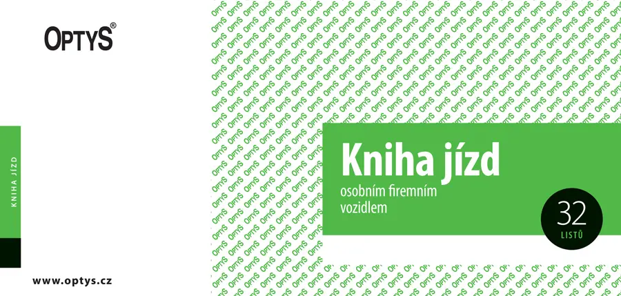 Kniha jízd 1/3 A4 firemního vozidla