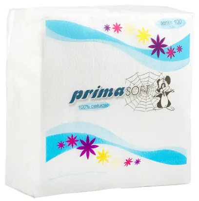 Ubrousky 33x33 cm bílé jednovrstvé 70 ks