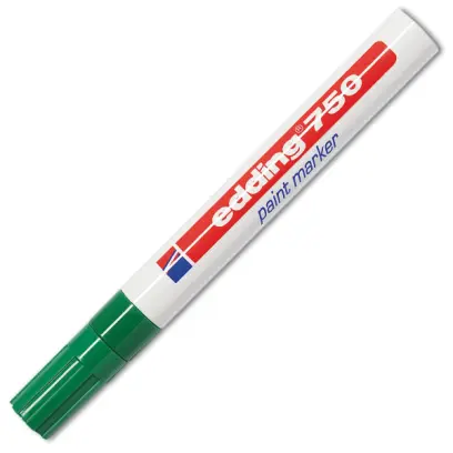 Popisovač lakový Edding 750 zelený
