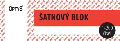 Blok šatnový 200 listů