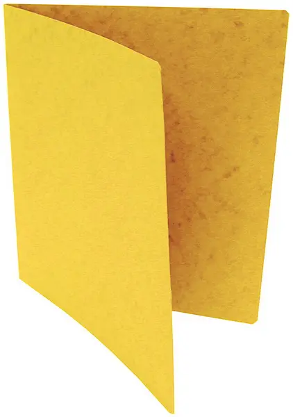 Mapa bez klop odkládací prešpan žlutá