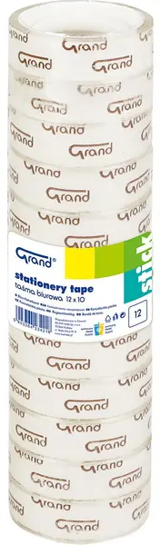 Páska lepicí 12 mm x 10 m věž 12 ks