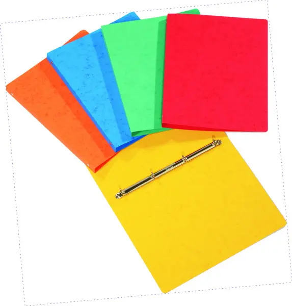 Pořadač 4 kroužkový 20 mm prešpan oranžový