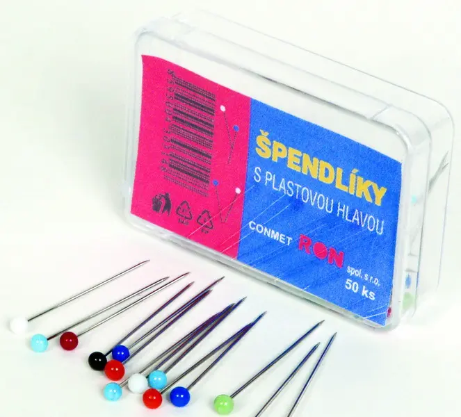 Špendlík 432 s barevnou hlavičkou