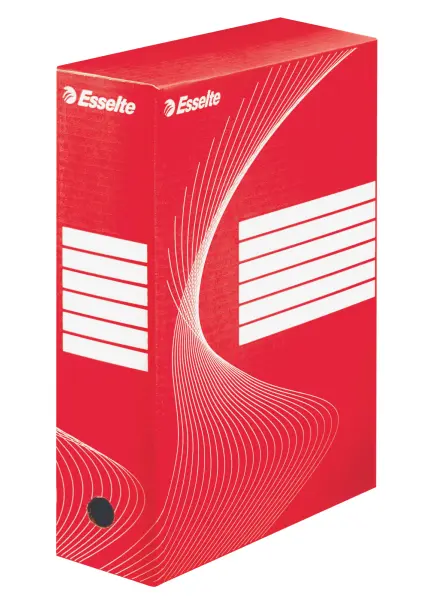 Krabice archivační 100 mm Esselte červená