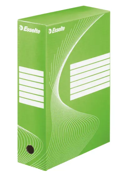 Krabice archivační 100 mm Esselte zelená