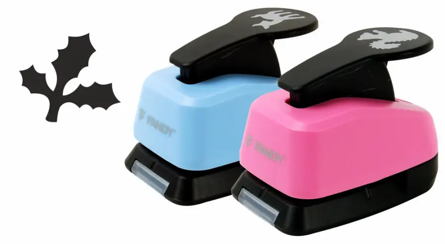 Děrovačka dekorační 25mm cesmína 106