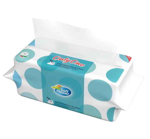 Ručník ZZ 205 x 220 mm bílý dvouvrstvý 120 ks v balíku