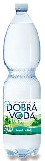 Voda Dobrá voda jemně perlivá 8 x 0,5 l
