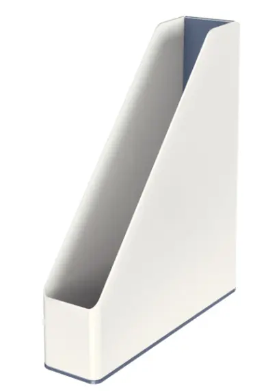 Stojan na časopisy Leitz Wow dvoubarevný šedý