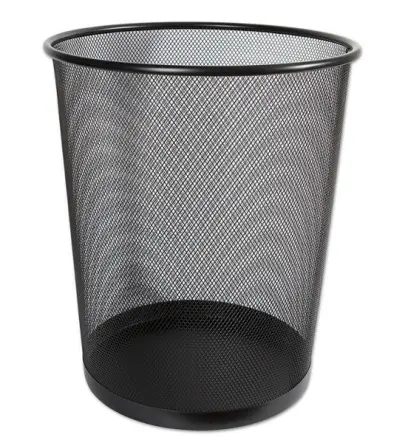 Koš odpadkový drátěný černý