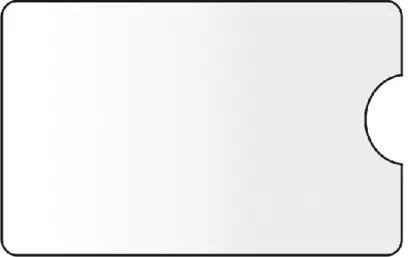 Obal na kreditní karty 60 x 89 mm 100 ks