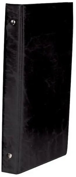 Vizitkář kroužkový 80 vizitek registr Xepter černý