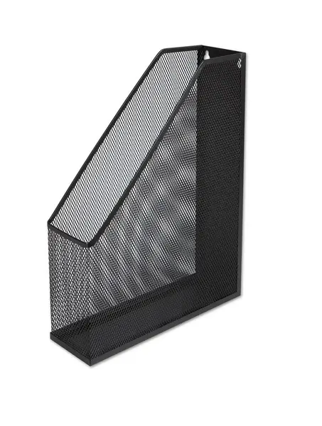 Stojan na časopisy drátěný černý