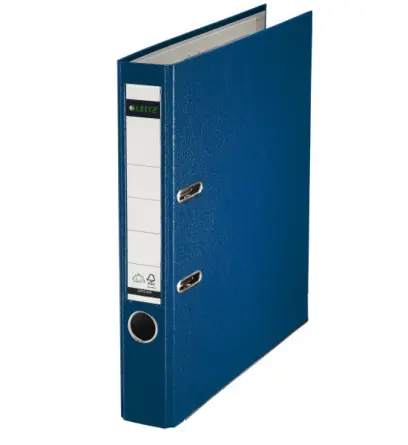 Pořadač pákový 52 mm Leitz 180° modrý