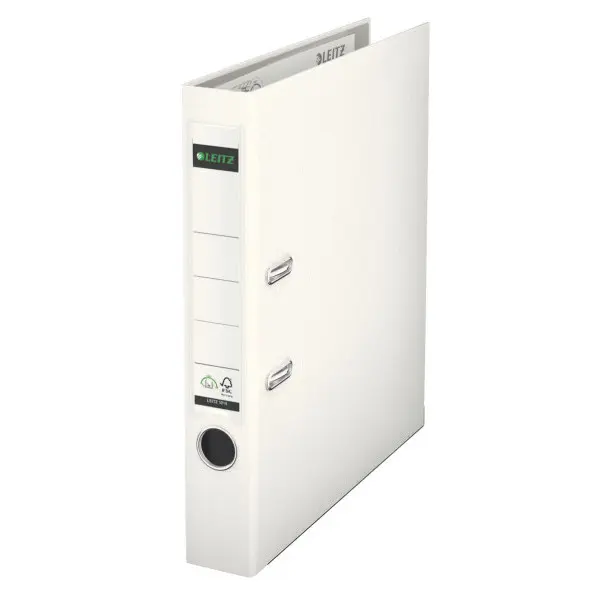 Pořadač pákový 52 mm Leitz 180° bílý