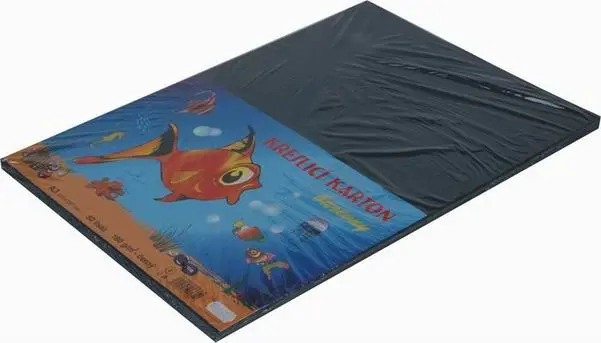 Karton kreslicí A3 180 g černý 50 listů